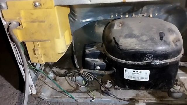 возгорание холодильника LG, холодильникдан ўт чиқибди.