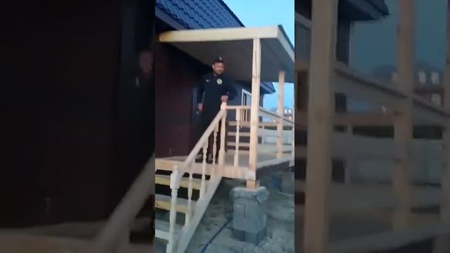 Построили ДОМ ЭКОНОМ из бруса с отделкой под ключ. СК П