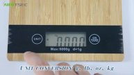 Кухонные деревянные весы 5 кг 1г Electronic Kitchen Scale KE S