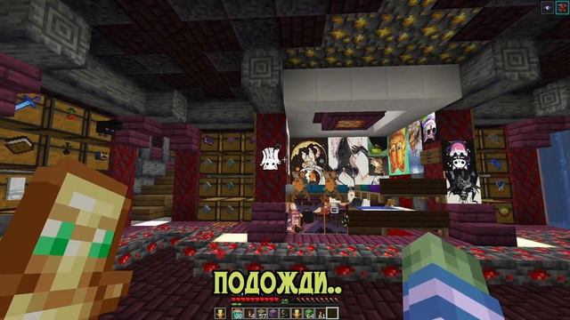 Я ПОСТРОИЛ ДОМ В ВЕРХ ДНОМ В МАЙНКРАФТ | Сабшилд 2