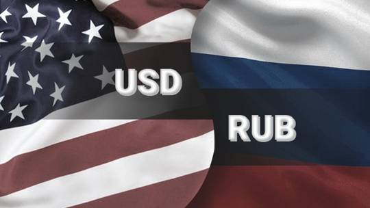 доллар рубль 6 час  на май 24 г