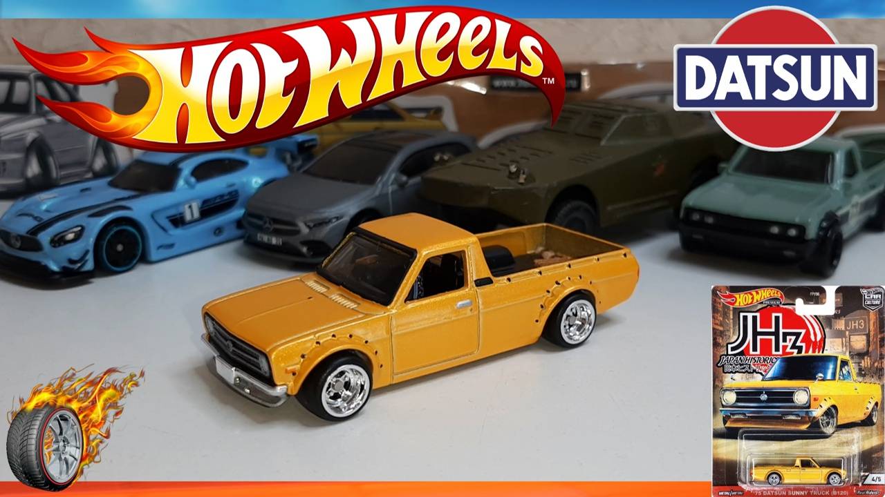 Custom Hot Wheels Premium 75 Datsun Sunny Truck B120