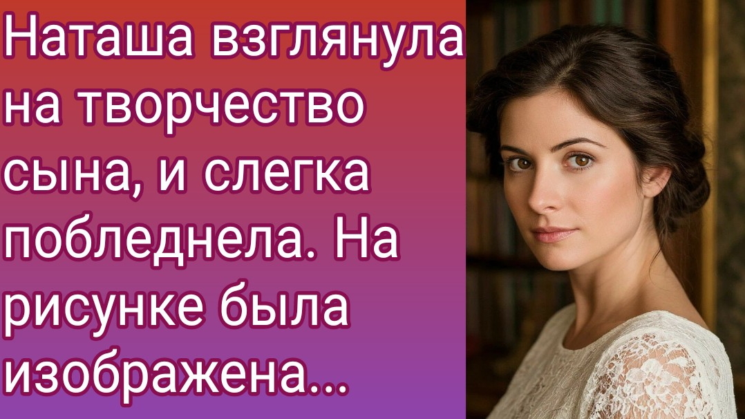 Рассказ/Наташа взглянула на творчество сына, и слегка побледнела/Истории из жизни