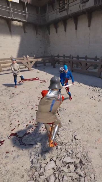 1 vs 4 #halfsword #history #medieval
