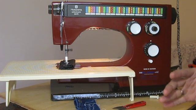 #3 Husqvarna Selectronic 6570 Nähmaschine Sewing machine Швейная машина test
