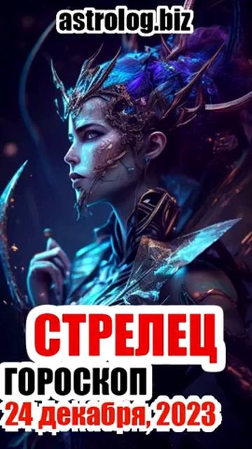 СТРЕЛЕЦ   гороскоп на 24 декабря, 2023