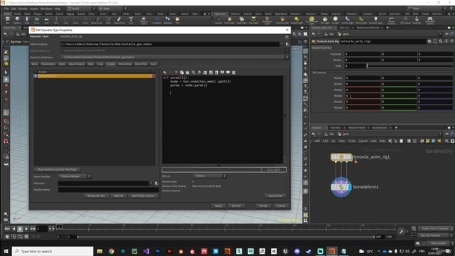 010. Установка щупальца 09.
