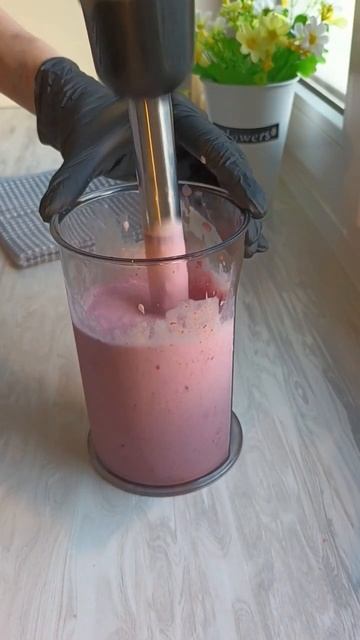 Летний молочный коктейль #рецепт #рецепты #коктейль #mil