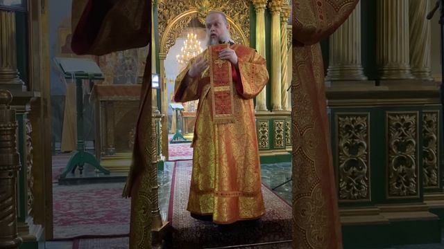 Проповедь диакона Димитрия в неделю о расслабленном 11 мая 2025