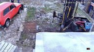 первые забитые жб сваи на моем участке снт