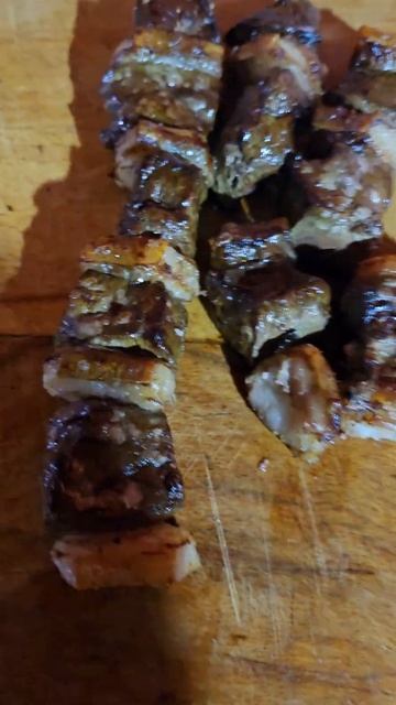 ШАШЛЫК ИЗ ГОВЯЖЬЕЙ ПЕЧЕНИ#МЯСО#БАРАНИНА#ВКУСНО#FOODIE#СВ?