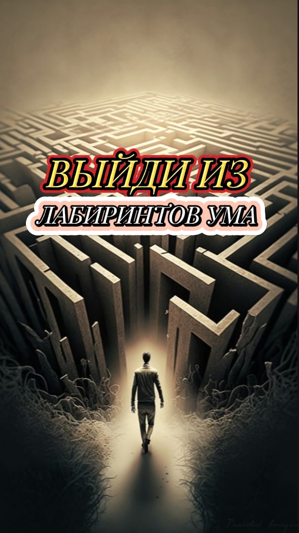 Выйди из лабиринтов ума #яесть #пробуждение #ум #сознание #душа #мышление #психология #ясность