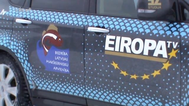 Телепередача о рыбалке "Zveja" в Латгалии.