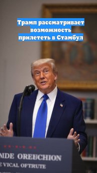 Трамп рассматривает возможность прилететь в Стамбул
