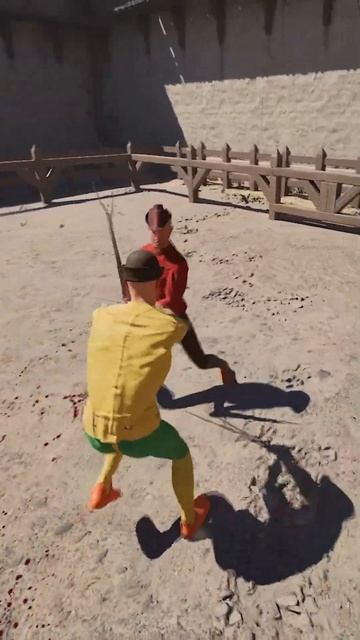 Beauty longsword duel #halfsword #history #medieval