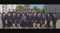 Сотрудники орловской полиции и ветераны органов внутренних дел исполнили песню «Вечный огонь»