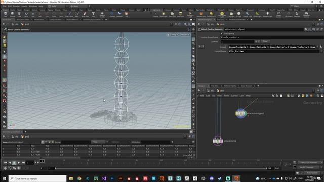 007. Установка щупальца 07.