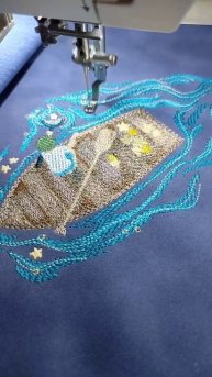 Вышивка на Janome mc500e