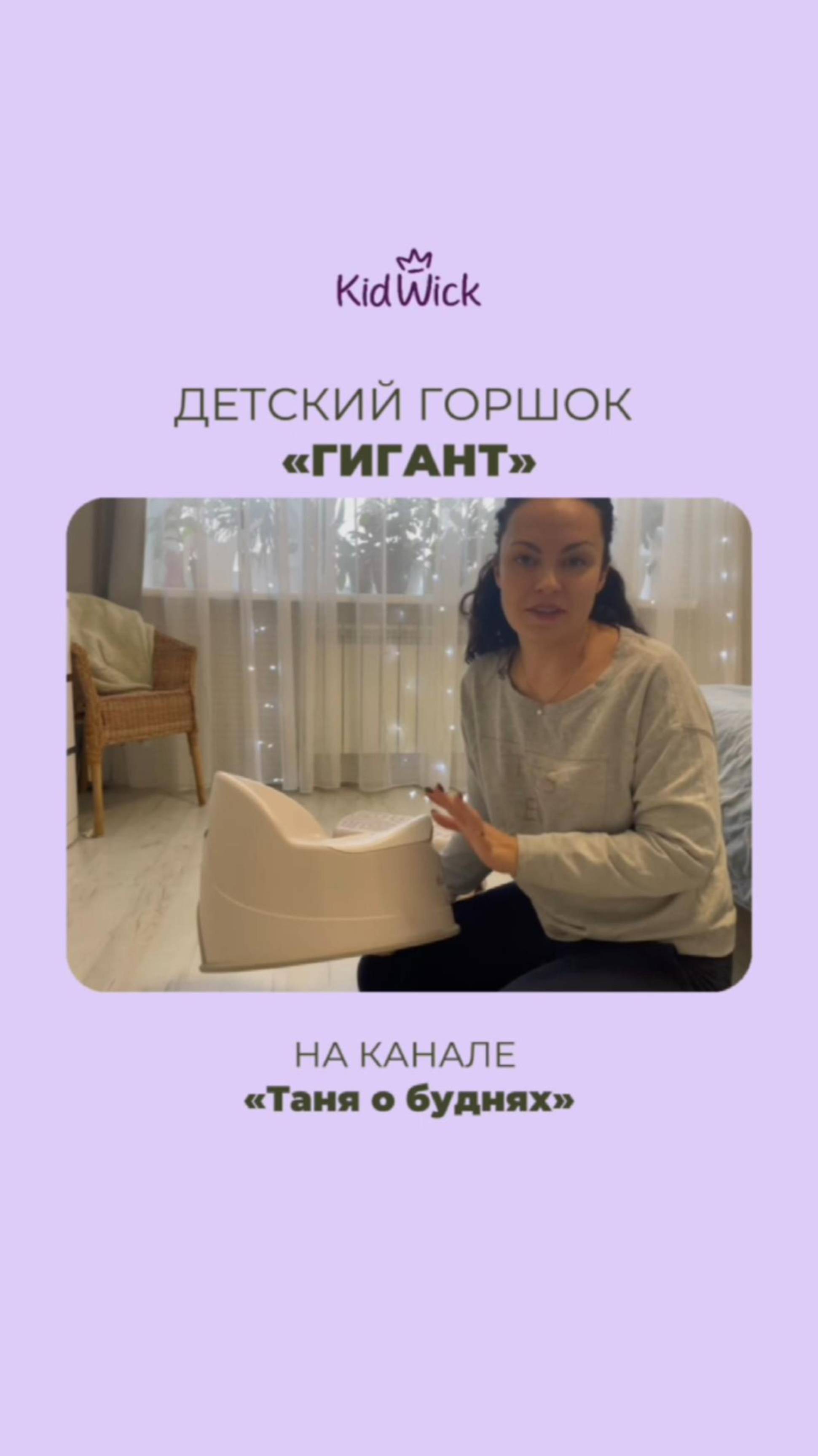 ДЕТСКИЙ ГОРШОК ОТ KIDWICK