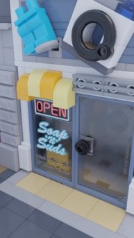 Сборка набора Lego Brick Bank 10251. Blender 3D. #lego #brick #legoanimation #лего?