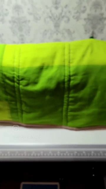 Утилизация лоскутов, чехол на швейную машину #handmade #ло?