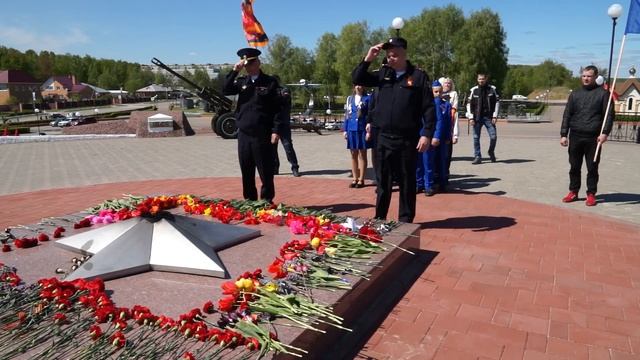 Сотрудники подразделений Госавтоинспекции Десногорска провели патриотическую акцию «Дорога Памяти» -
