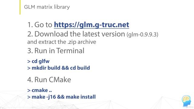 20. Adding the GLM math library