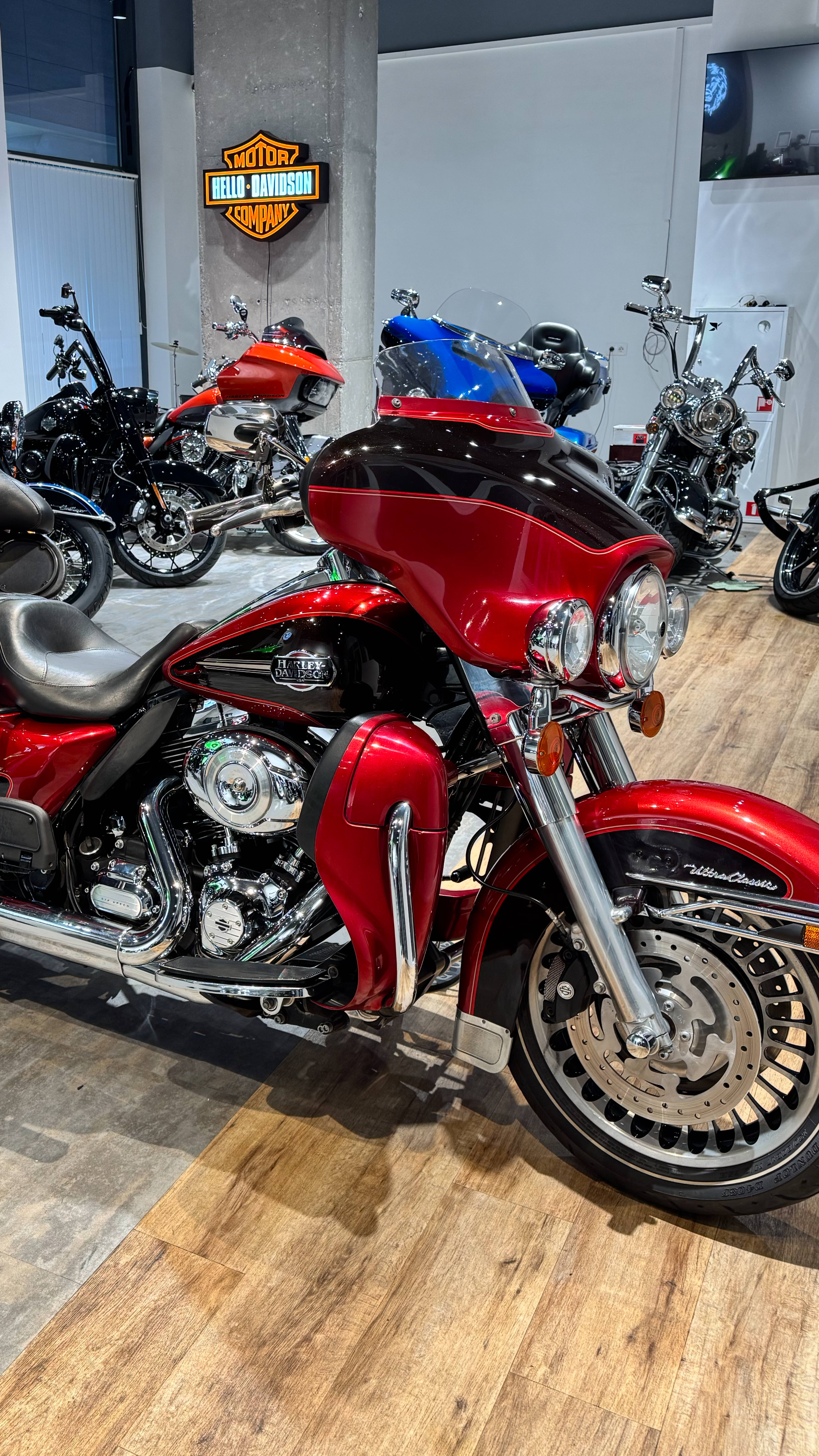 2012 HD Electra Glide Ultra 103 ABS красно-коричневый 29К