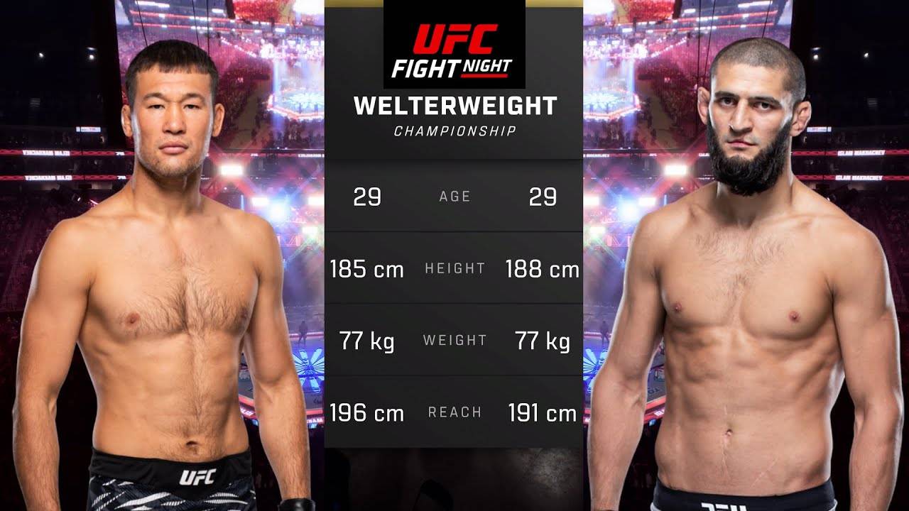 Шавкат Рахмонов vs Хамзат Чимаев Полный бой - UFC 5