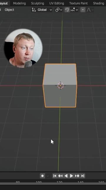 3d для детей. Вращение через #alt #blender #blender3d #3dmodeling #бленд?
