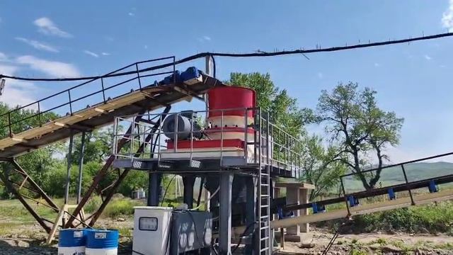 Конуска дробит гальку , дробит гравий, HC-440, MSLQ, кубовидный щебень, Дагестан