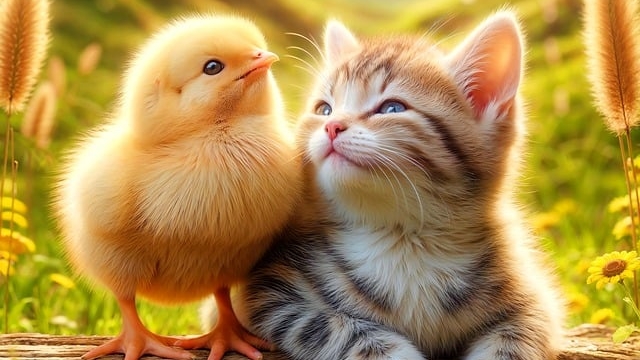 Дружная семейка 🐱🐤🐱(Ethereal Pilgrim)