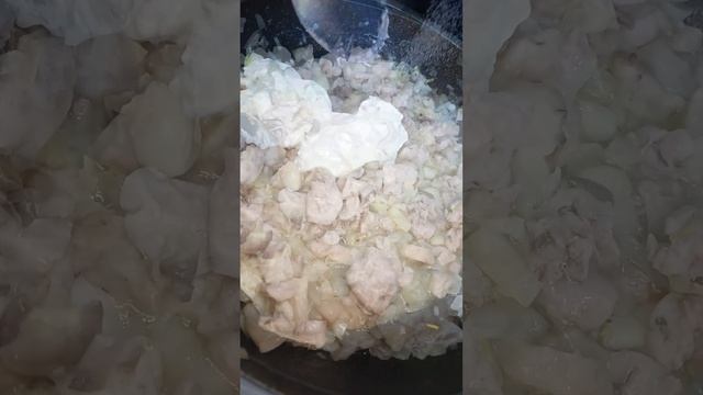 "Жульенчик" пирог по мотивам горячей французской закуски. Очень вкусно и сытно!