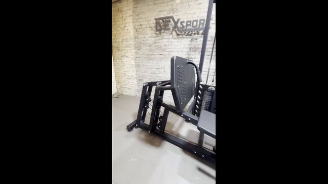 DEXsport AG-044 — Грузоблочный тренажер для горизонтального жима ногами