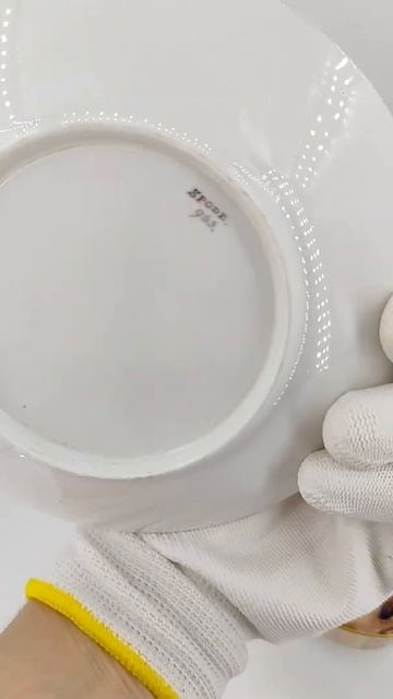Великолепная, старинная чайная пара, ранний "Spode", Англ?