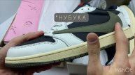 Обзор 2-ух качеств Nike Air Jordan 1 low Travis Scott ‘Olive’