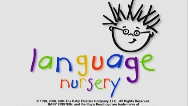 Baby Einstein Language Nursery 2004 DVD