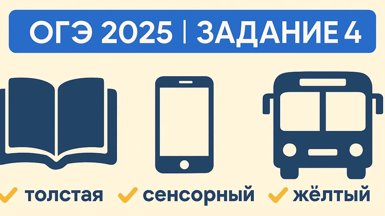 ОГЭ Информатика 2025 | Задание 4 — Как описывать реальные объекты формально?