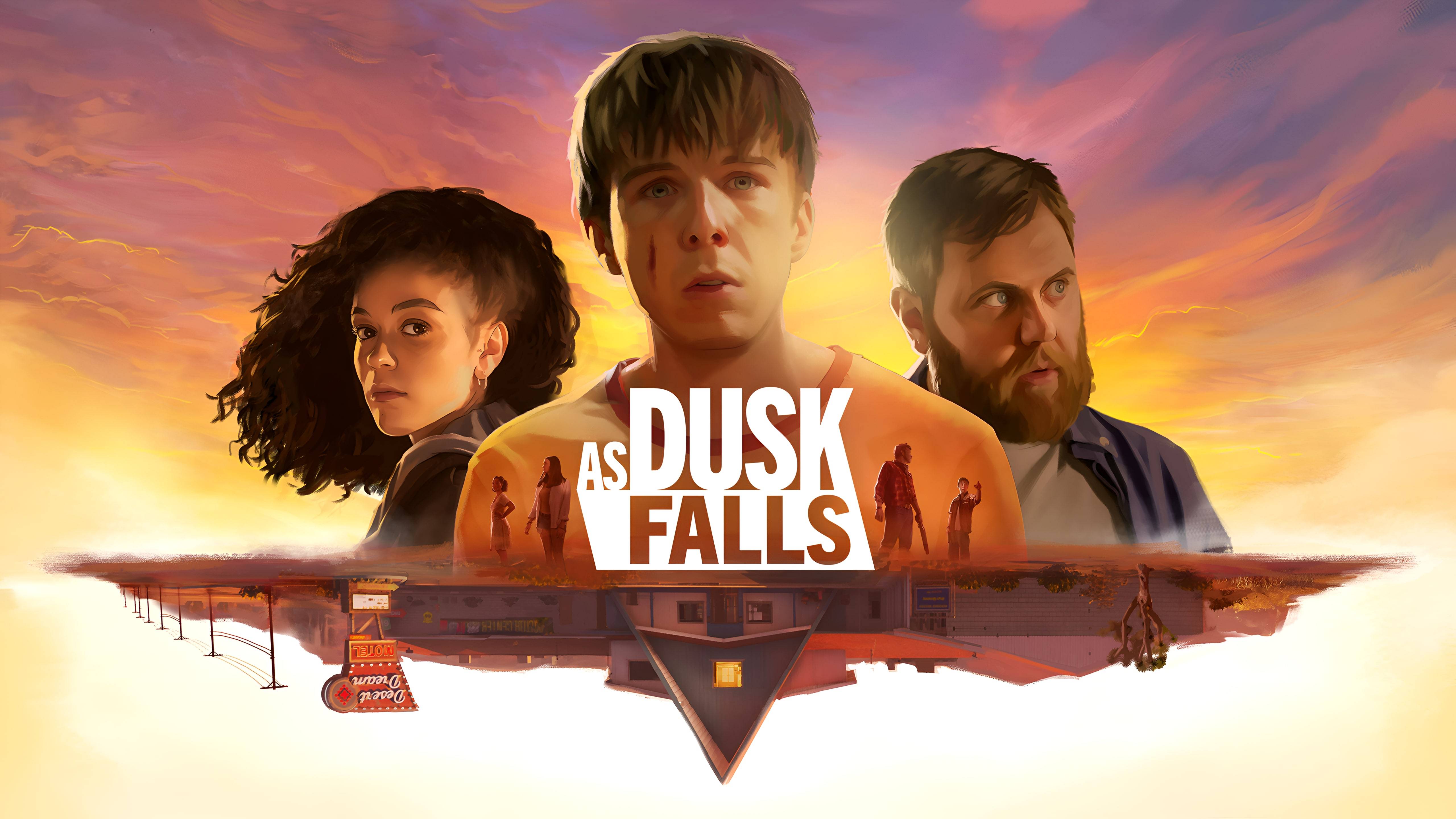 As Dusk Falls. Глава 1 Пустыня Мечта. Wylsacom снялся в игре