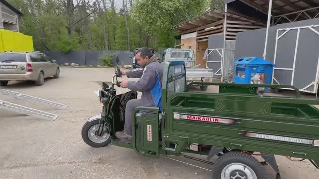 🙌КРАТКИЙ ОБЗОР НА ДАЧУ Новинка✅ ГРУЗОВОЙ TPЕXKОЛECHЫЙ ✔️Помощник 1500W 60v 40.Ah Нагрузка 1.5 тонн