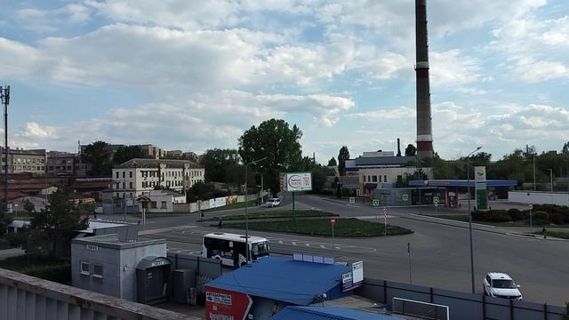 Луганск, ЖД вокзал, вид с эстакады