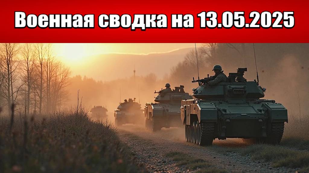 «Котляровка пала. ВС РФ рвутся к границе Днепропетровской области!»: Военная сводка на 13.05.2025