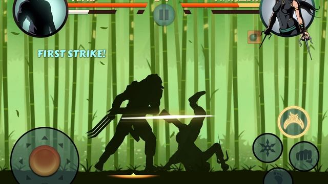 Проба «Когтей» в Shadow Fight 2 после победы над Рысью #96
