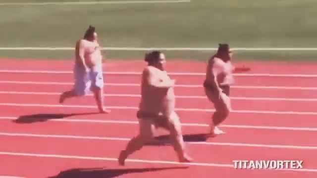 Бегущие толстики угарного!