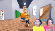 Family Play (Семейный ТВ) - КОМАНДНЫЙ ПОБЕГ ИЗ ШКОЛЫ вместе С МАМОЙ в ROBLOX!