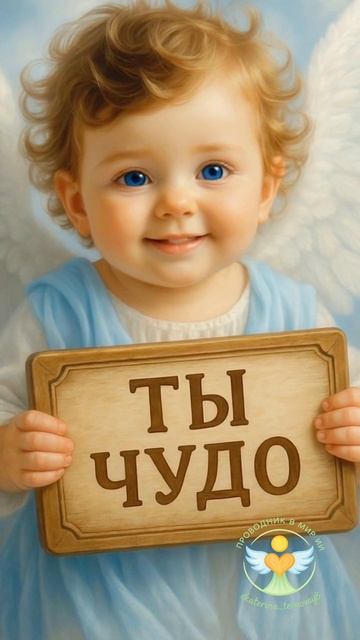 Ты чудо #напоминание #любовьвсердце #ангел #послание #чудо #путь #ангелок #светмиру #Вера