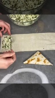Творожные конвертики