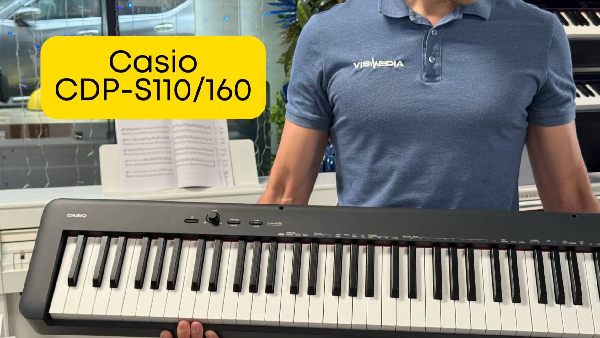 Casio CDP - S110 / S160 Краткий обзор от Vismedia