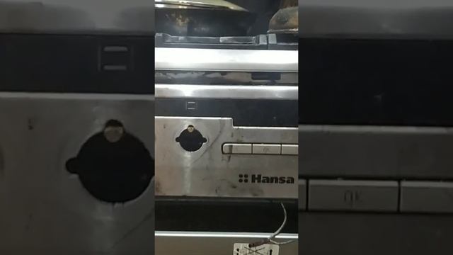 Газовая плита Hansa - возгорание