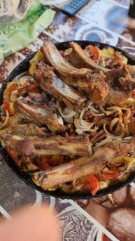 Свинные ребрышки в духовке с картошечкой часть 2 готов